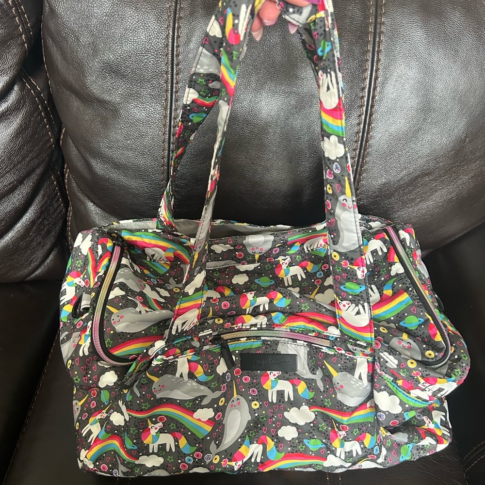 Colorful Unicorn Print Women's Bag